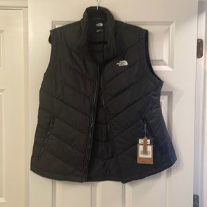 North face puffer black vest